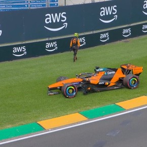 La figura que chocó antes del inicio del GP de Australia y se perdió la carrera