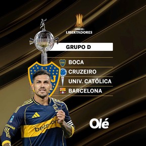Con Boca: qué dice la prensa internacional del grupo que les tocó a Cruzeiro, Católica y Barcelona