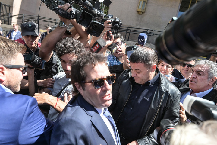 Pablo Toviggino cuando fue a declarar (Federico López Claro). 