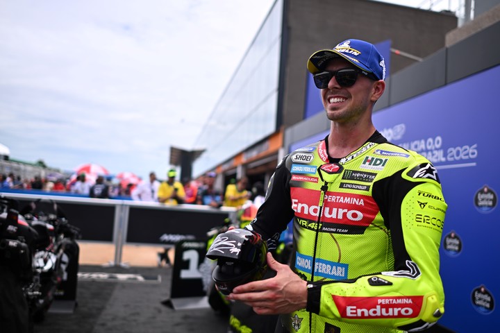 Fabio Di Giannantonio se quedó con la pole en la qualy del GP de Brasil. (EFE)