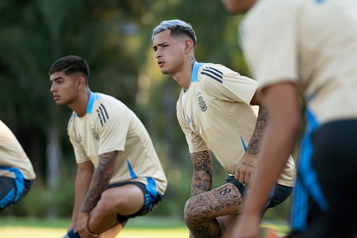 La Sub 17 se prepara para el Sudamericano. Foto: prensa AFA