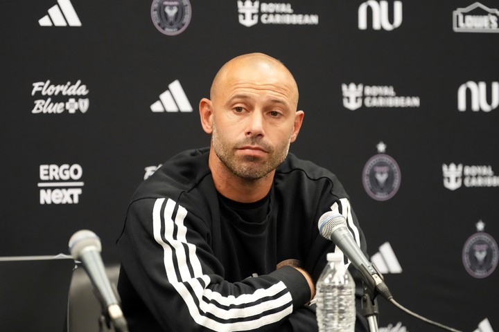 Mascherano en conferencia de prensa. EFE/ Octavio Guzmán