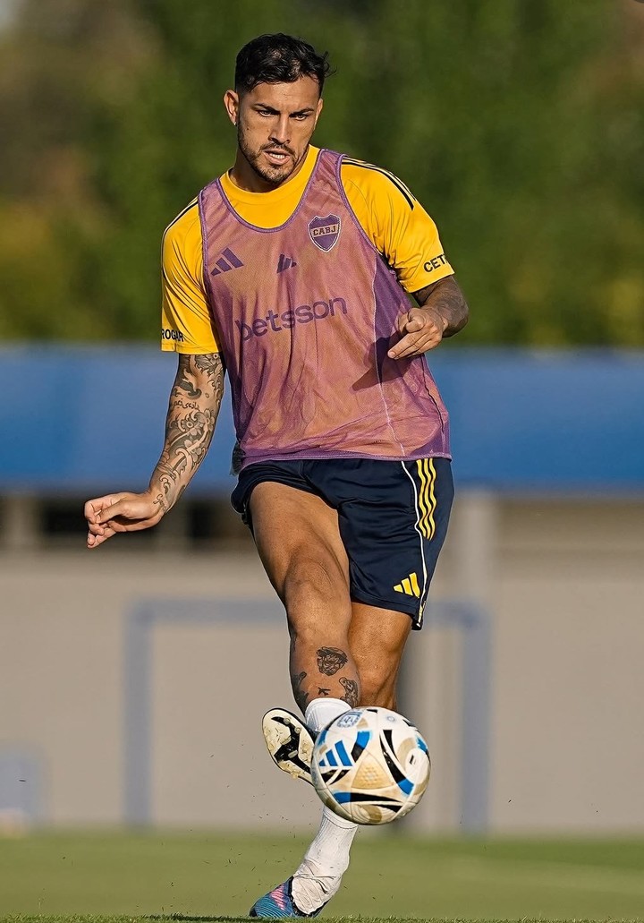 Paredes ya palpitó su debut y el de Boca por la Copa Libertadores. (Foto: Prensa Boca)