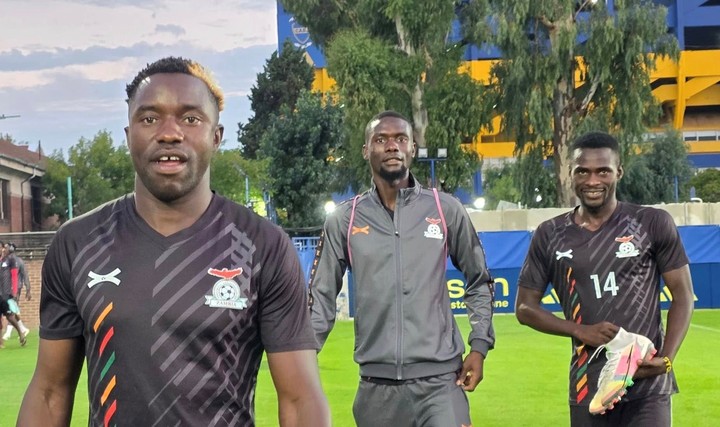 La selección de Zambia llegó el viernes a Buenos Aires y se entrenó en Casa Amarilla. (foto Prensa FAZ)