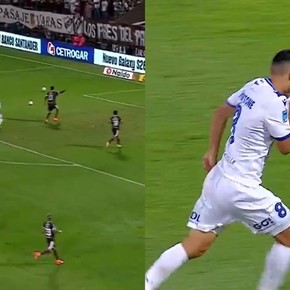 Video: las dos pelotas en cancha y el golazo de Robertone