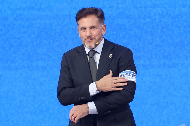 El presidente de la Conmebol, Alejandro Domínguez (EFE).