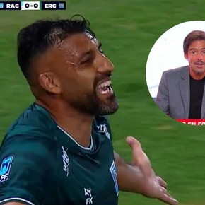 La ironía de Closs por los offsides de Wanchope: "Ay Ramón, Ramón..."