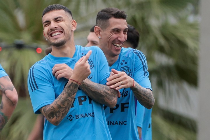 Di María y Paredes (EFE).