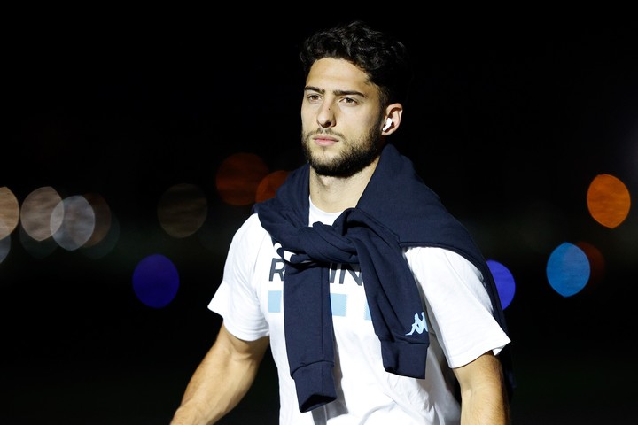 Como tiene cuatro amarillas, quizá no juegue ante Belgrano para poder estar en el clásico de Avellaneda.  EFE/ Juan Pablo Pino