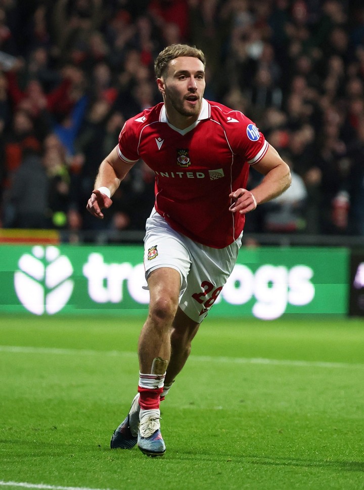 Sam Smith, el sorprendente goleador del Wrexham. (REUTERS/Phil Noble).