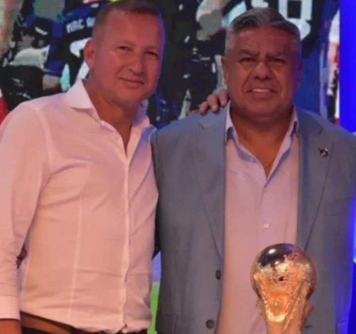 Abel Poza y Claudio Tapia.