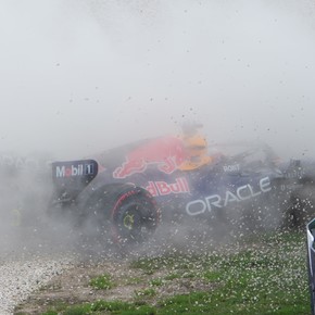 El brutal choque de Max Verstappen en la qualy del Gran Premio de Australia 