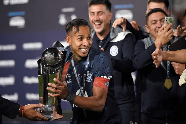 Independiente Rivadavia, el último campeón. (EFE)