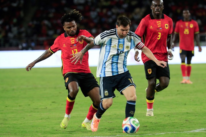 Angola, de los últimos rivales de Argentina. (EFE)