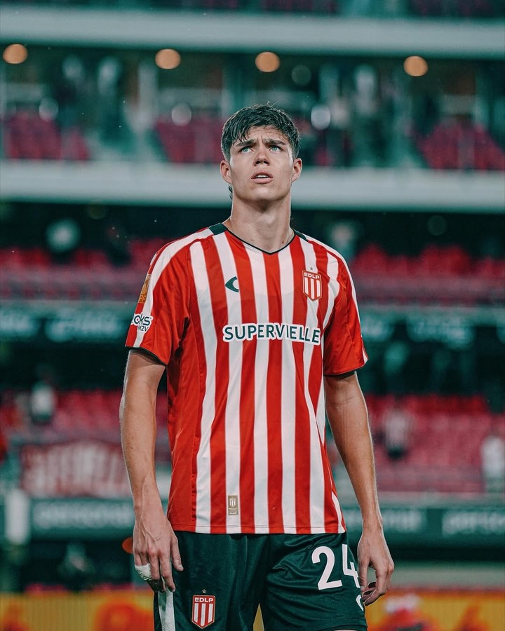 Tomás Palacios en Estudiantes. (Foto: IG/ @palaciostomi_)