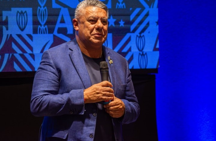 Tapia, presidente de AFA.