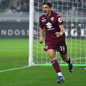 Gio Simeone anotó en la victoria del Torino ante Lazio
