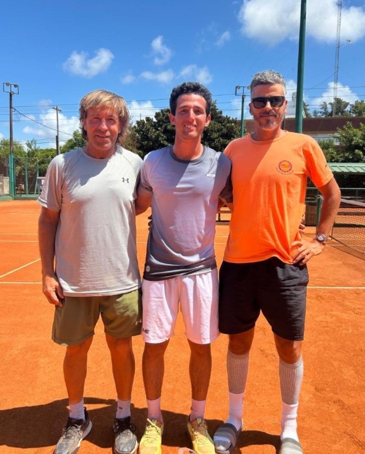 Romeo en el Torneo Transición.  (foto Instagram: @romearcus)