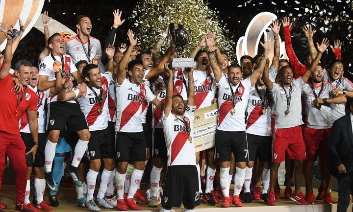 River campeón de la Supercopa Argentina 2018. EFE.