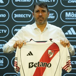 Coudet fue presentado en River: "No vine a un cumpleaños, esto es un monstruo"