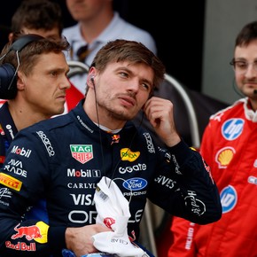 Video: el fuerte enojo de Verstappen con su auto durante la clasificación en Japón