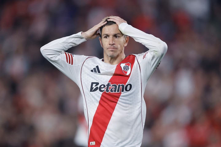 Nacho Fernández en su último paso por River. EFE.