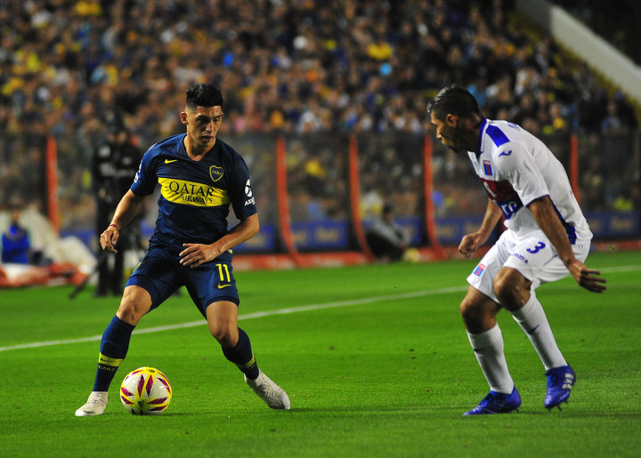 Espinoza no puso afianzarse en Boca
(foto MARCELO CARROLL). 