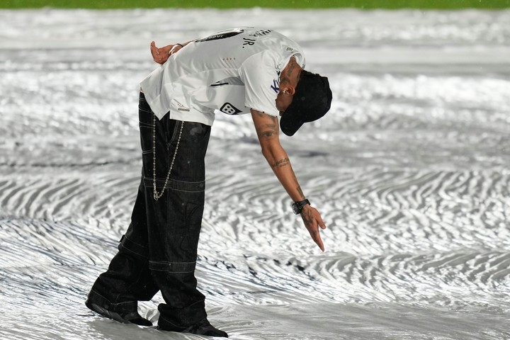 Neymar en el Santos. (foto AP) 