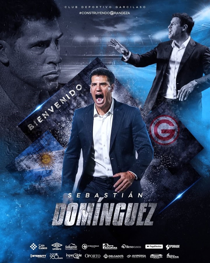 Sebastián Domínguez es el nuevo DT de Deportivo Garcilaso. (Foto: Prensa Deportivo Garcilaso)