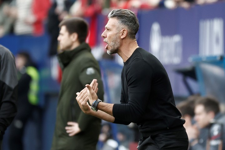 Demichelis durante su debut en Mallorca ante Osasuna. (EFE/Jesús Diges).