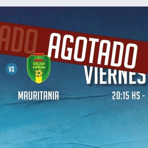 Argentina vs. Mauritania: entradas agotadas 