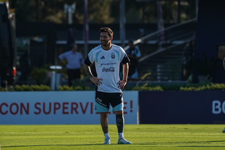 La Selección se prepara para Zambia. (Santi García Díaz)