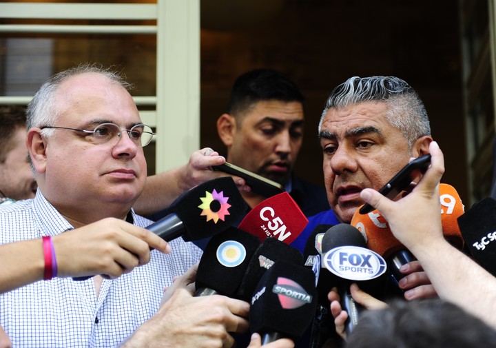 Tapia junto a Ferreiro cuando arrancó su gestión.