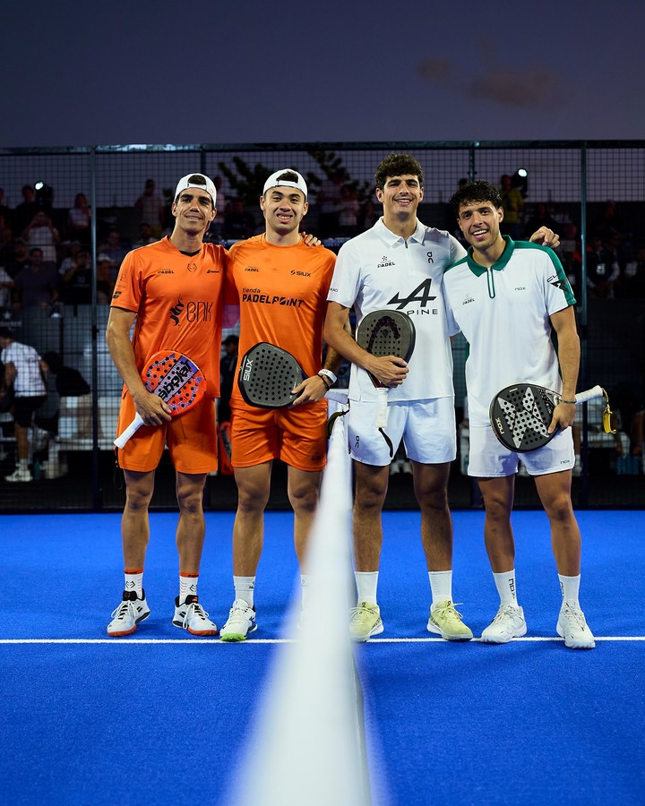 La foto de los finalistas masculinos del P2 de Cancún de Premier Padel.
(@premierpadel en X).