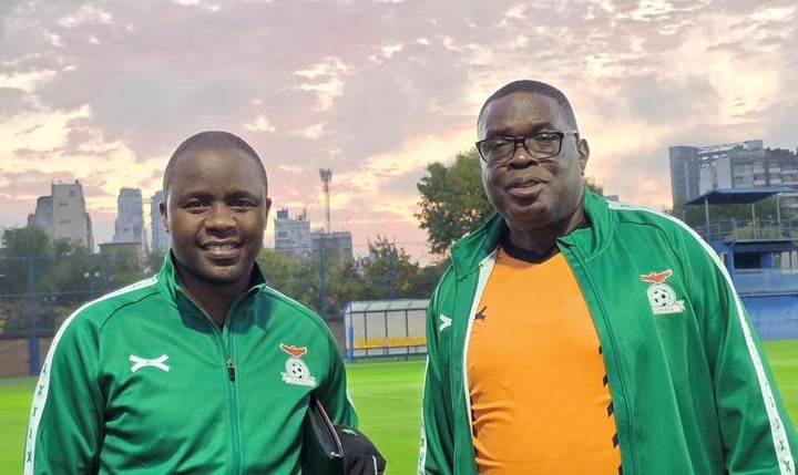 La selección de Zambia llegó el viernes a Buenos Aires y se entrenó en Casa Amarilla. (Foto Prensa FAZ)