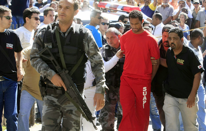 2010. Bruno Fernandes de Souza fue detenido. (AFP)