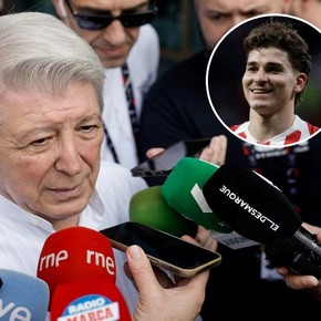 Cerezo sobre el futuro de Julián Álvarez: "Hasta que no le diga yo que se marche, no se va a marchar"