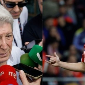 El presidente del Atlético volvió a hablar de Julián Álvarez antes del duelo con Barcelona por Champions