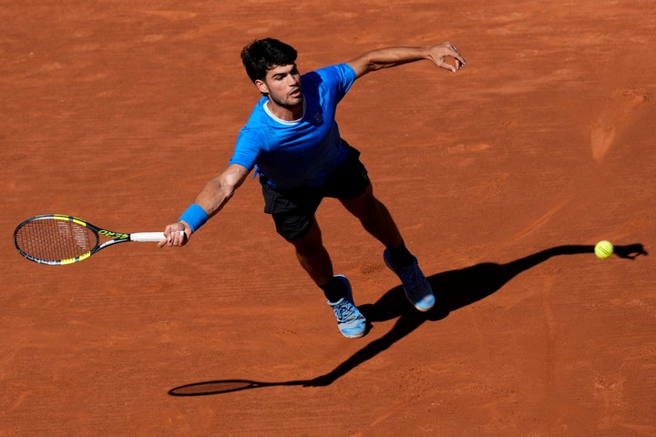 Alcaraz no sumará más triunfos esta semana tras bajarse del ATP 500 de Barcelona. (EFE)