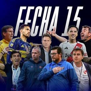 La fecha 15, con River-Boca: horarios y TV de los 15 partidos