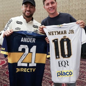 La revelación de un directivo del Santos tras la visita a la Argentina: "Neymar tiene un cariño muy fuerte por Boca"