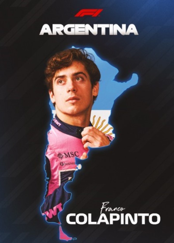 El posteo de la Fórmula 1 en el que no incluyó las Islas Malvinas.