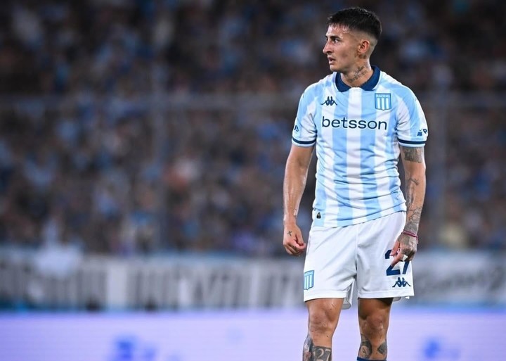 Racing recuperará a Gabriel Rojas para recibir a Barracas. Foto: Prensa Racing.