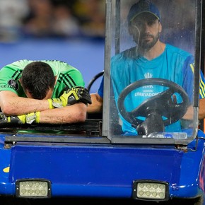 Marchesin se lesionó solo, salió llorando y hay preocupación: "Me rompí"