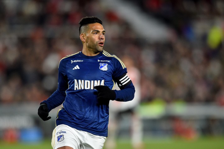 Radamel Falcao en Millonarios. (AP)