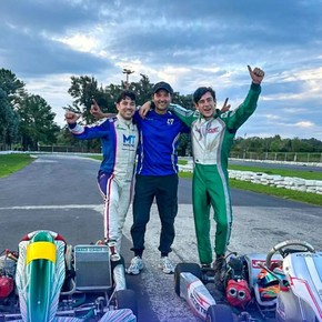 Video: Colapinto corrió su primera carrerita en su regreso a Argentina