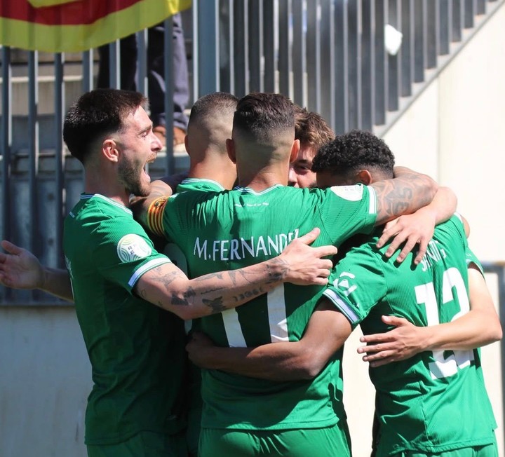 El equipo pasó de Tercera a Quinta casi sin escalas (Prensa Cornellá).