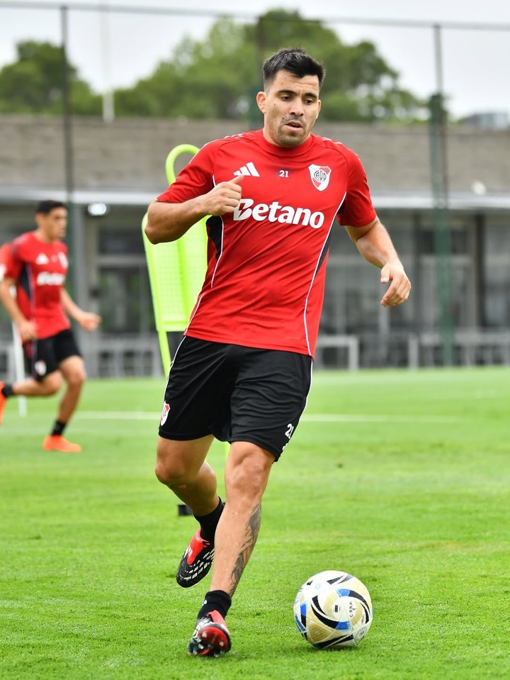 Marcos Acuña, listo para volver. Foto: prensa River.