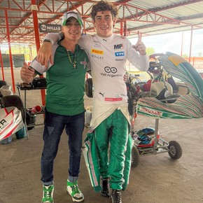 Franco Colapinto llegó a Argentina y ya salió a la pista