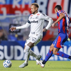 San Lorenzo no pasó del empate contra el Santos de Neymar